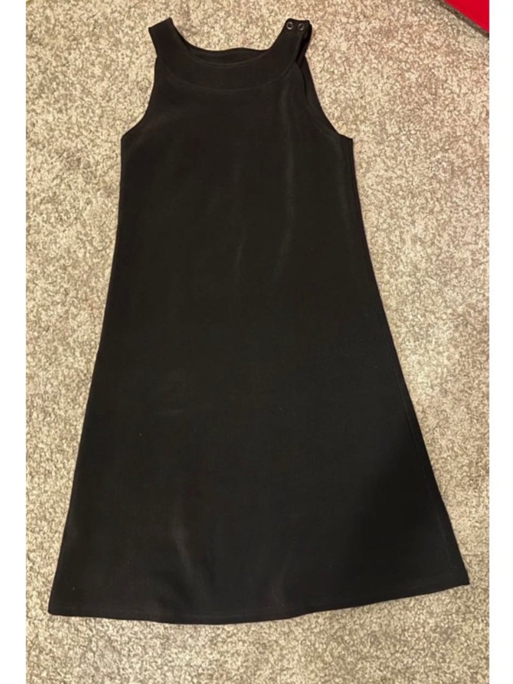 basic black mini dress